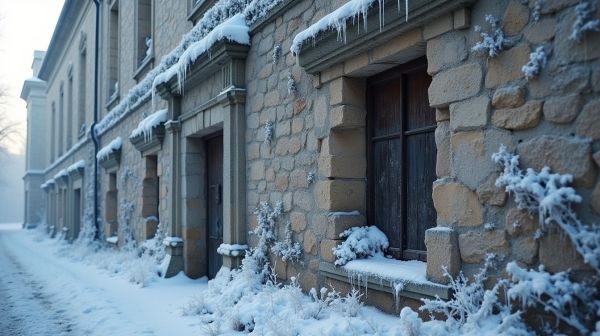 Une façade qui suinte en hiver : le signal que le mur ne joue plus son rôle